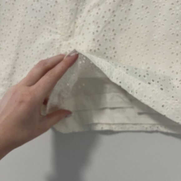 Ralph Lauren Sport White Eyelet Cutout Shorts Size 6 - Picture 5 of 6